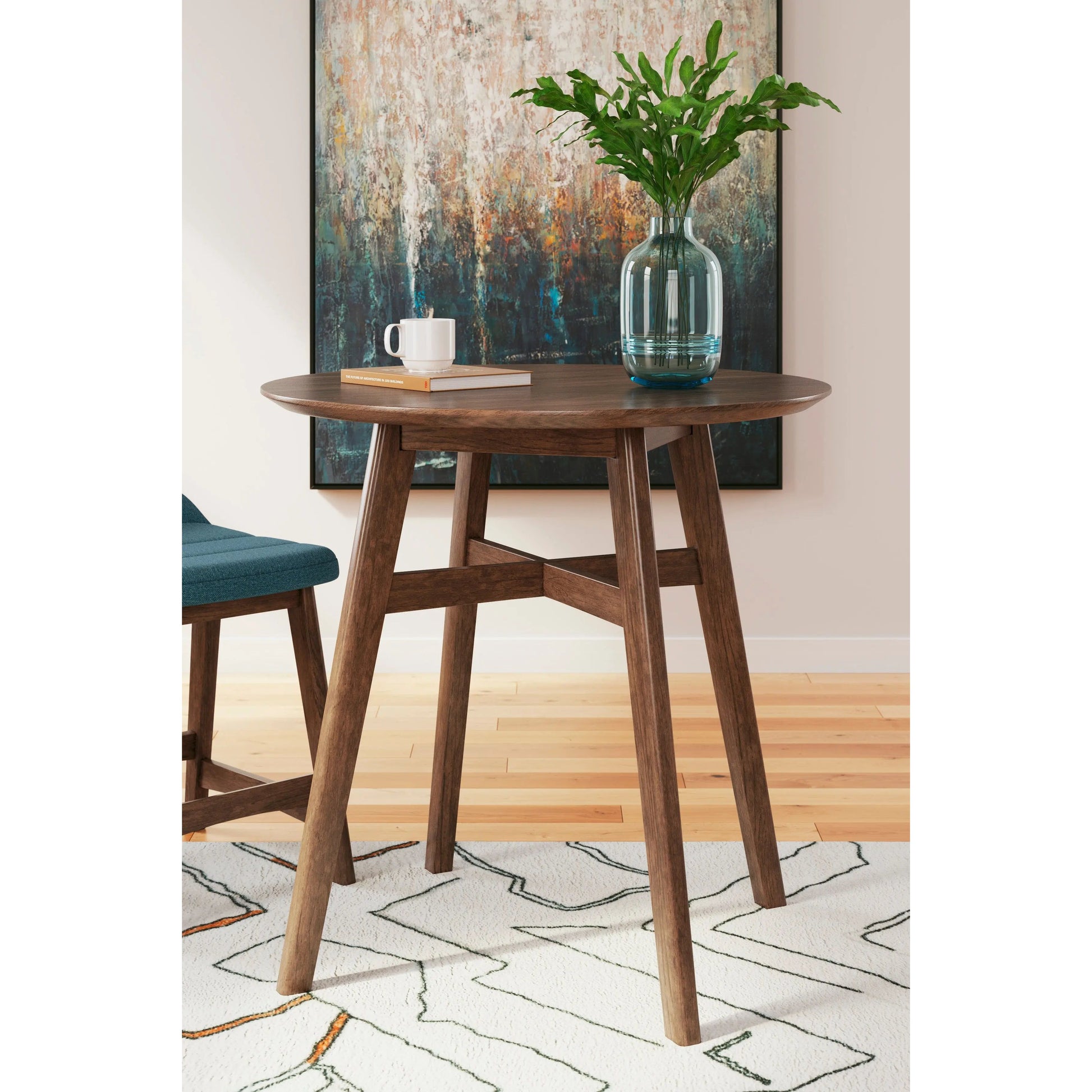 Lyncott - Round DRM Counter Table LIVING