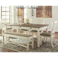 Bolanburg Dining Table and 4 Chairs and Bench SOFA