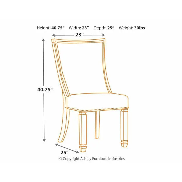 Bolanburg Dining UPH Side Chair DINING CHAIR