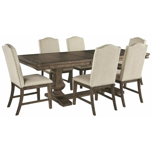 Johnelle Dining Table and 6 Chairs Ashley Furniture HomeStore