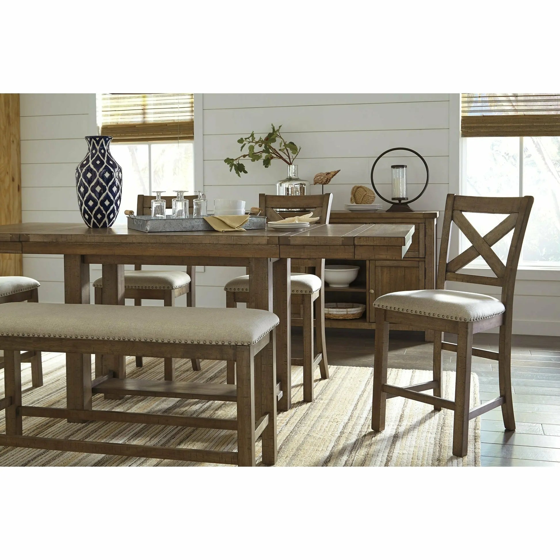 Moriville Double UPH Bench DINING ETC